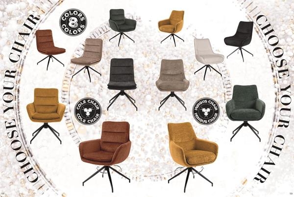 Söögitool Cole käetoega erinevad värvid - Image 2